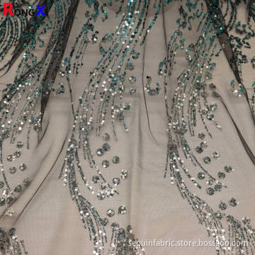 Hot Selling Glitter Fabric lace patch fabric